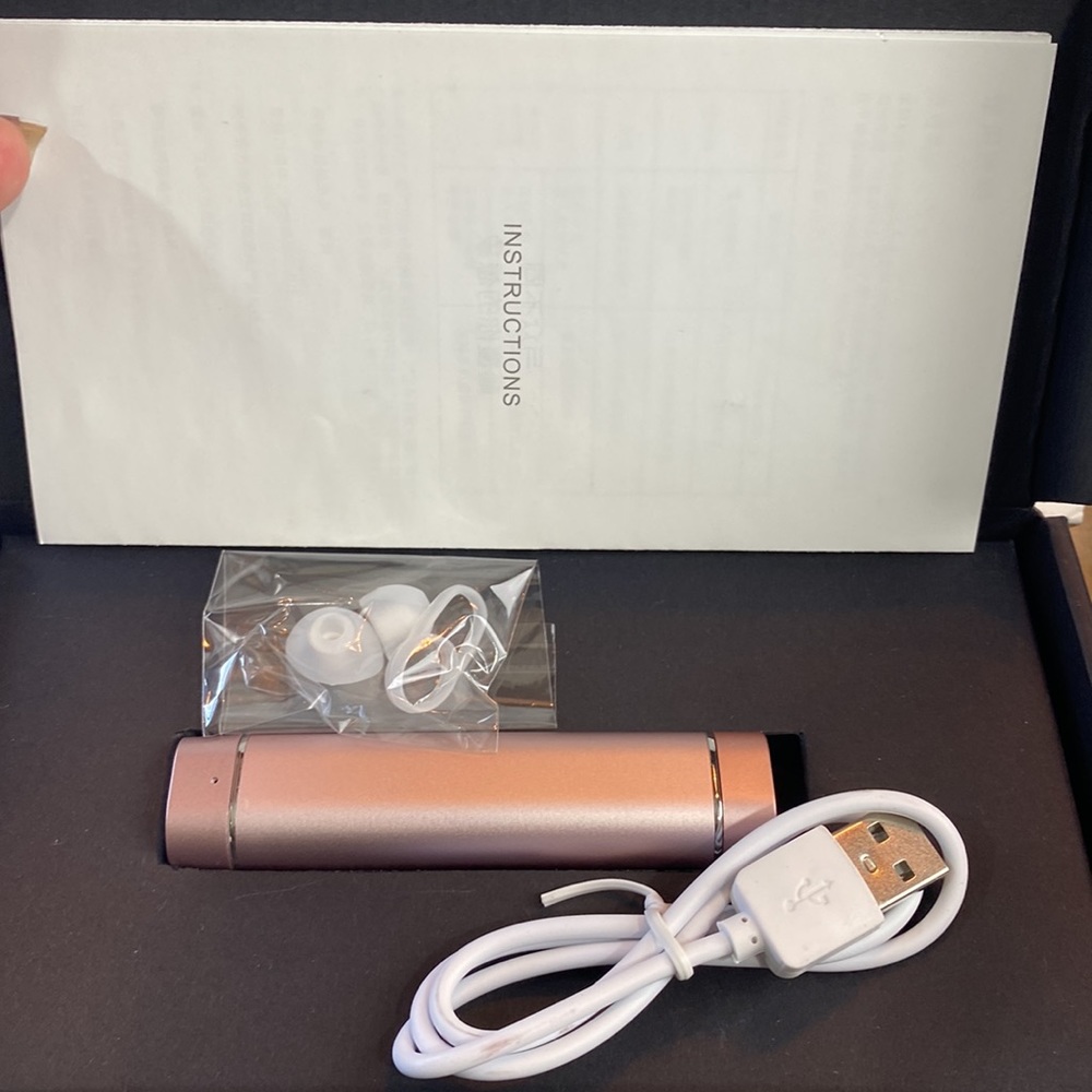 New in Box - Bluetooth headset (single) rose gold